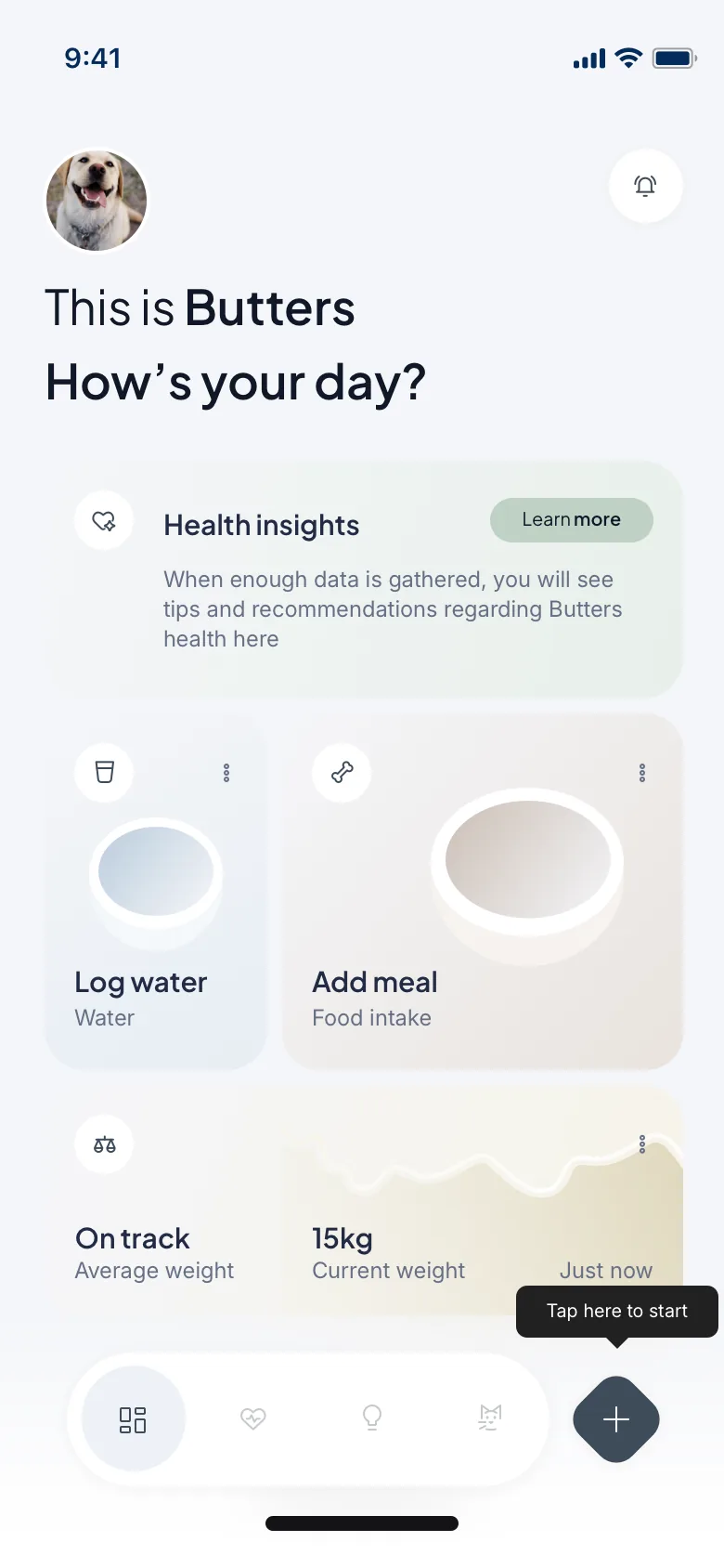 Application DojoPet — suivi santé