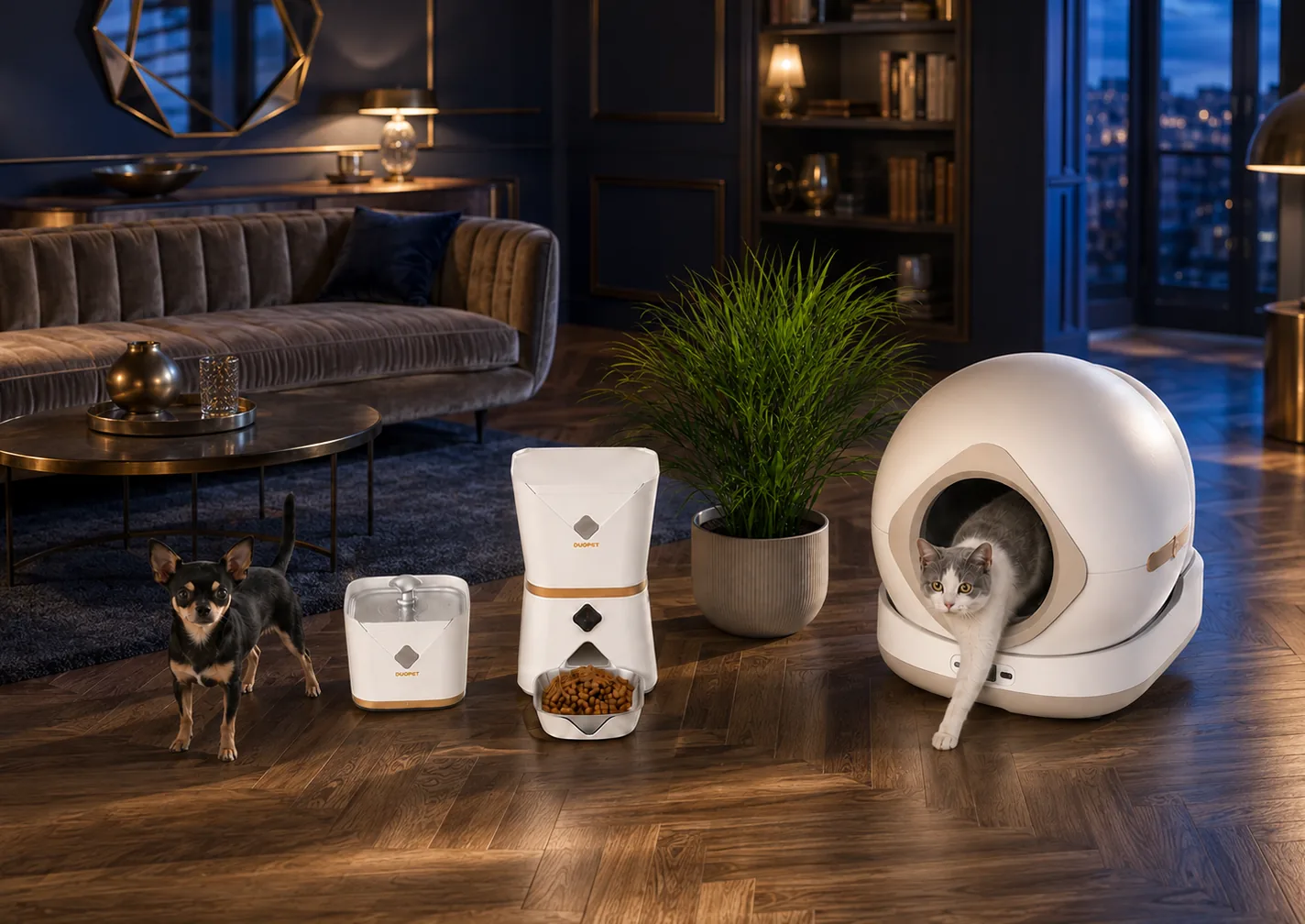 Écosystème DojoPet dans un salon
