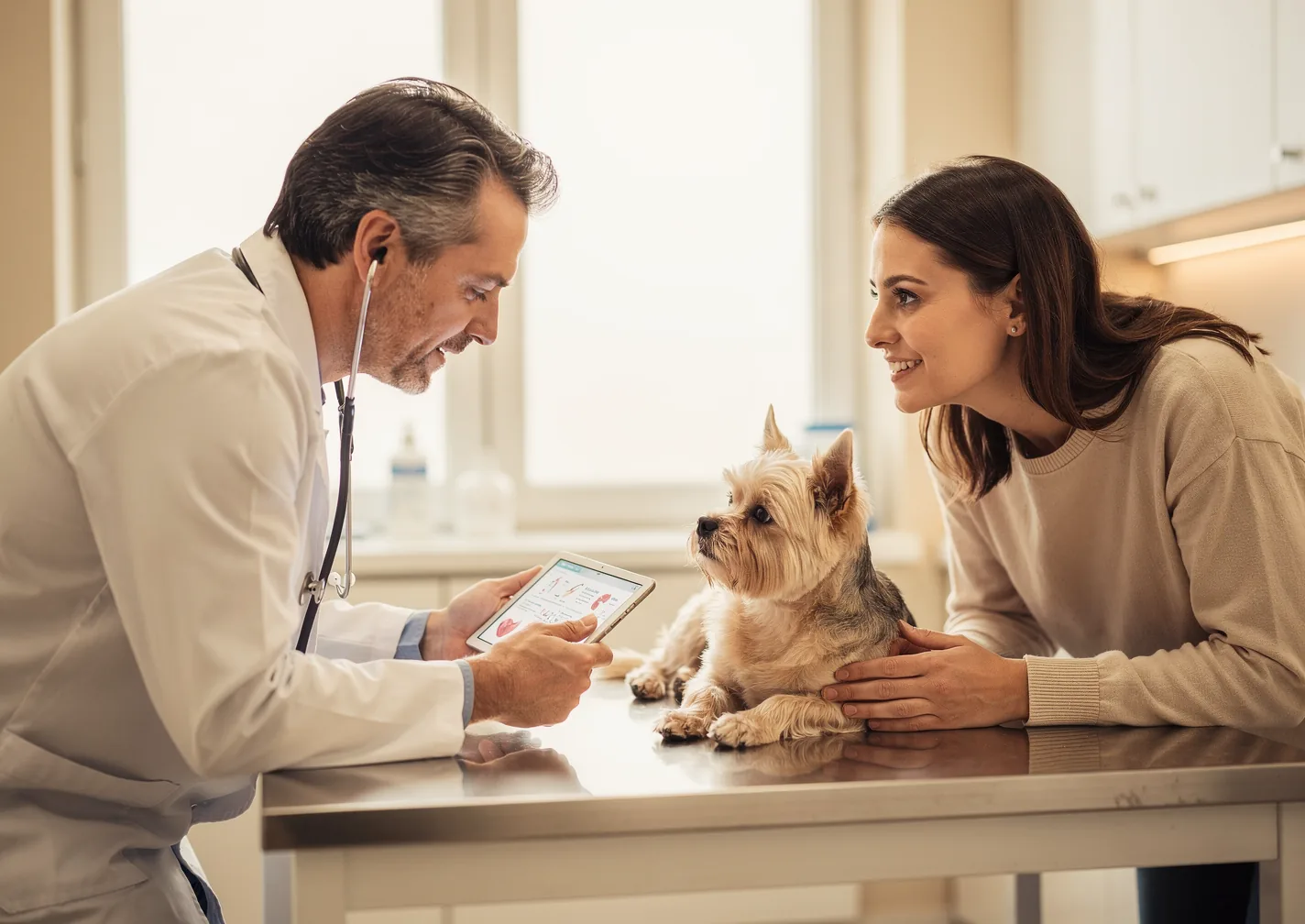Application DojoPet en consultation vétérinaire